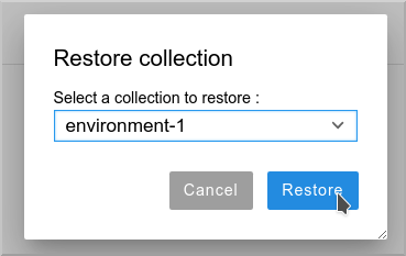 Restore Collection